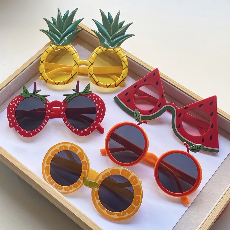 Glow In The Dark Party Glasses - 1-24PCS Fruit Eyeglasses Pineapple Sunglasses Luau