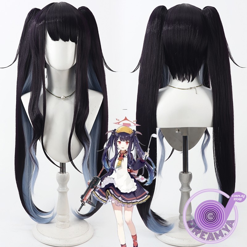 Anime Cosplay Wig Heat Resistant - Aikiyo Fuuka Cosplay Wig Blue Archive