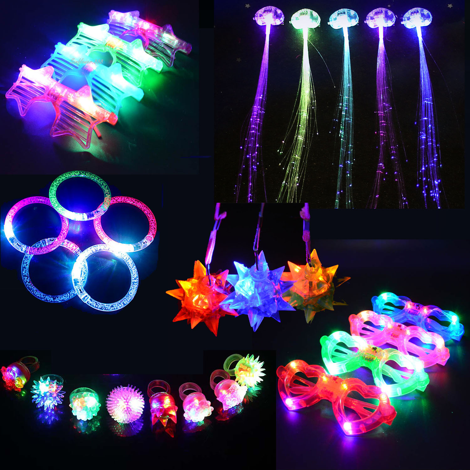 Glow In The Dark Party Glasses - 29 Chiếc Đèn LED Phát Sáng