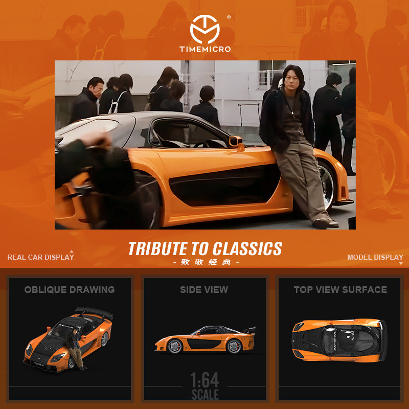 Novelty Gifts - TimeMicro-TM 1/64 Fast and Furious Mazda