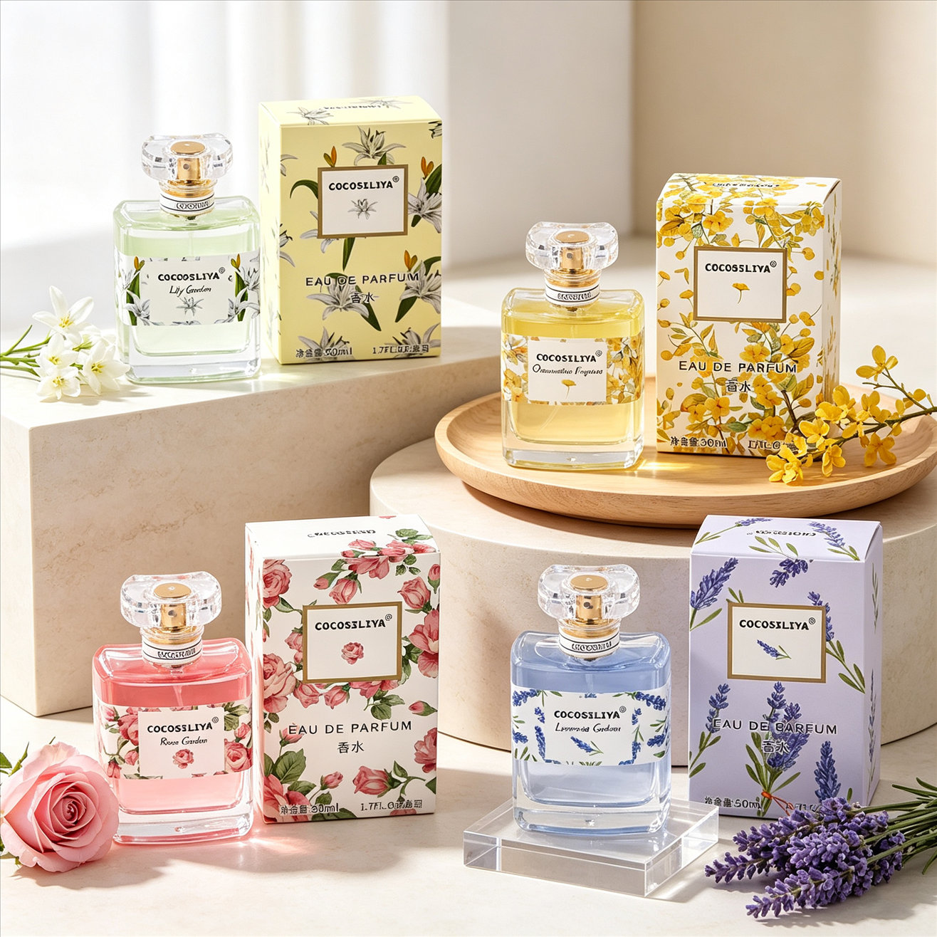 Novelty Gifts - COCOSILIYA Women's Perfume, 1.7oz X 2