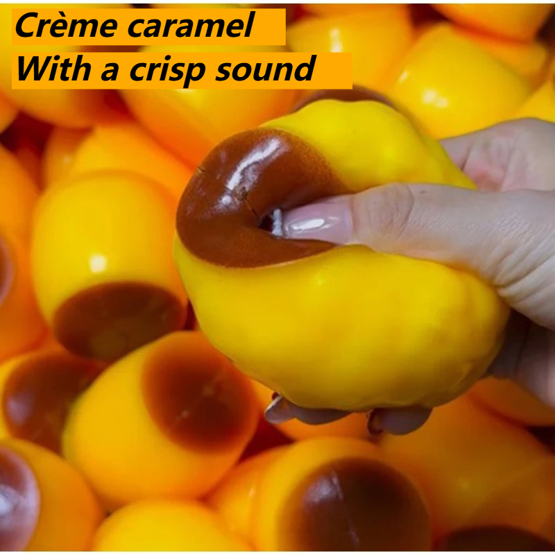 Novelty Gifts - //Crispy Sound Caramel Pudding Squeezing Toy