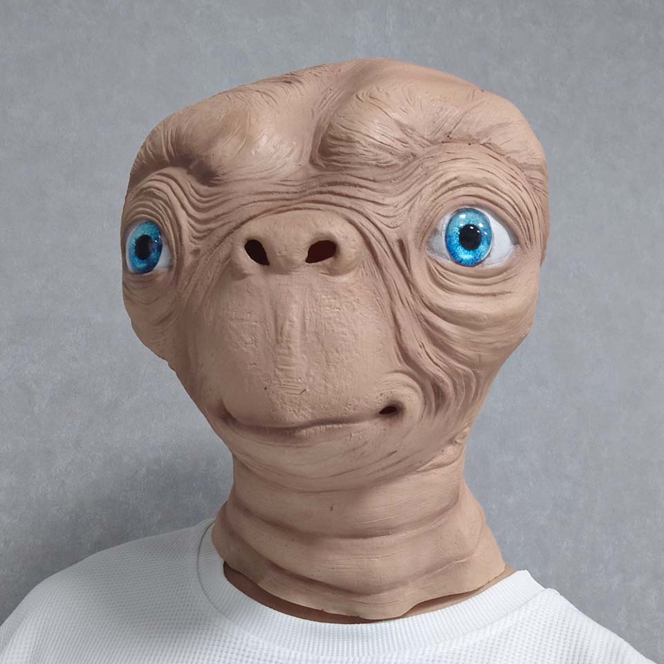 Realistic ET Alien Latex Mask  - đánh giá và giá Latex Alien Mask Realistic