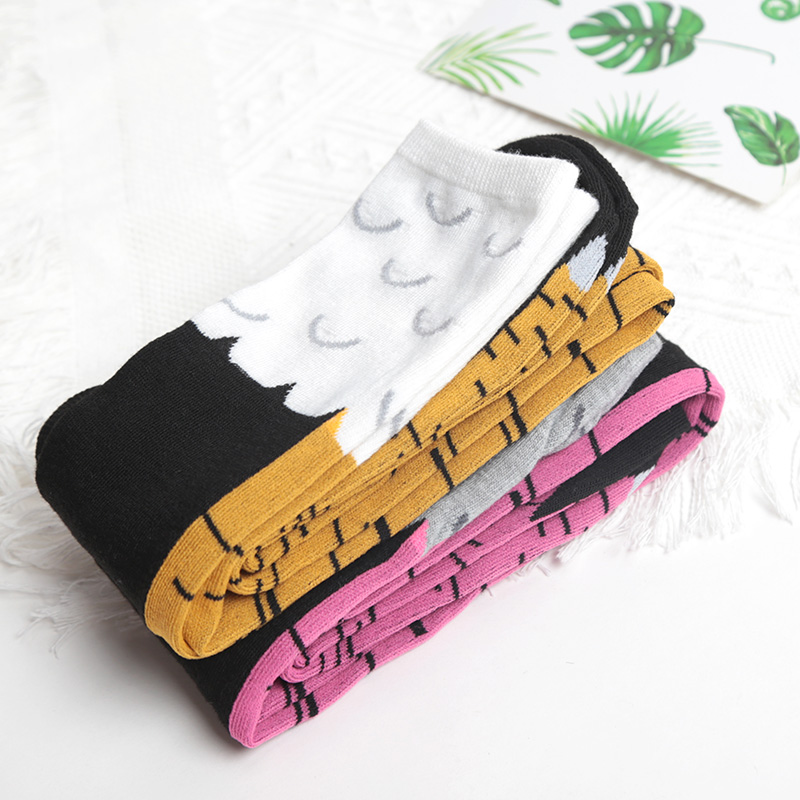 1Pairs Women Print Knee High S - đánh giá và giá Funny Chicken Leg Socks