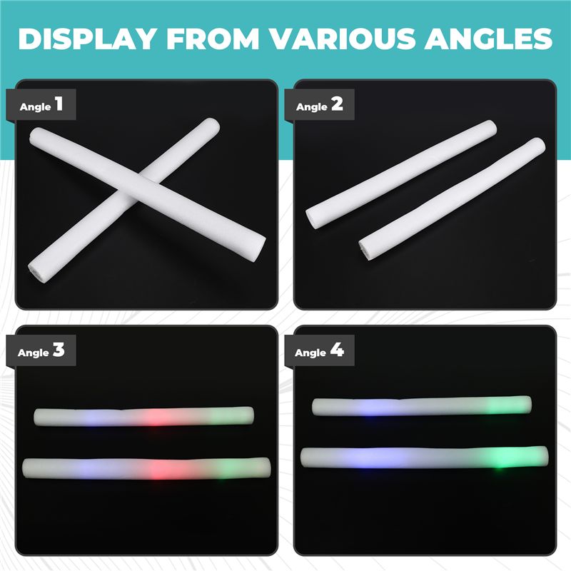 A68P-12Pcs Light Up Foam Stick - đánh giá và giá Flashing Led Foam Sticks Party
