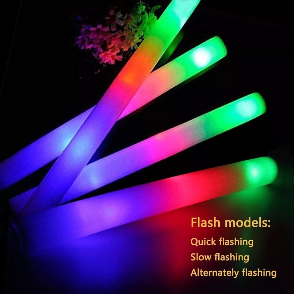 Glow Sticks Bulk 100Pack LED L - đánh giá và giá Flashing Led Foam Sticks Party