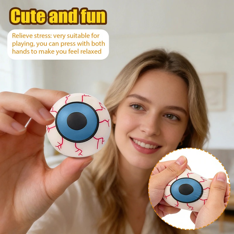 Hot Sale Scary Eyeball Stress  - đánh giá và giá Prank Toys