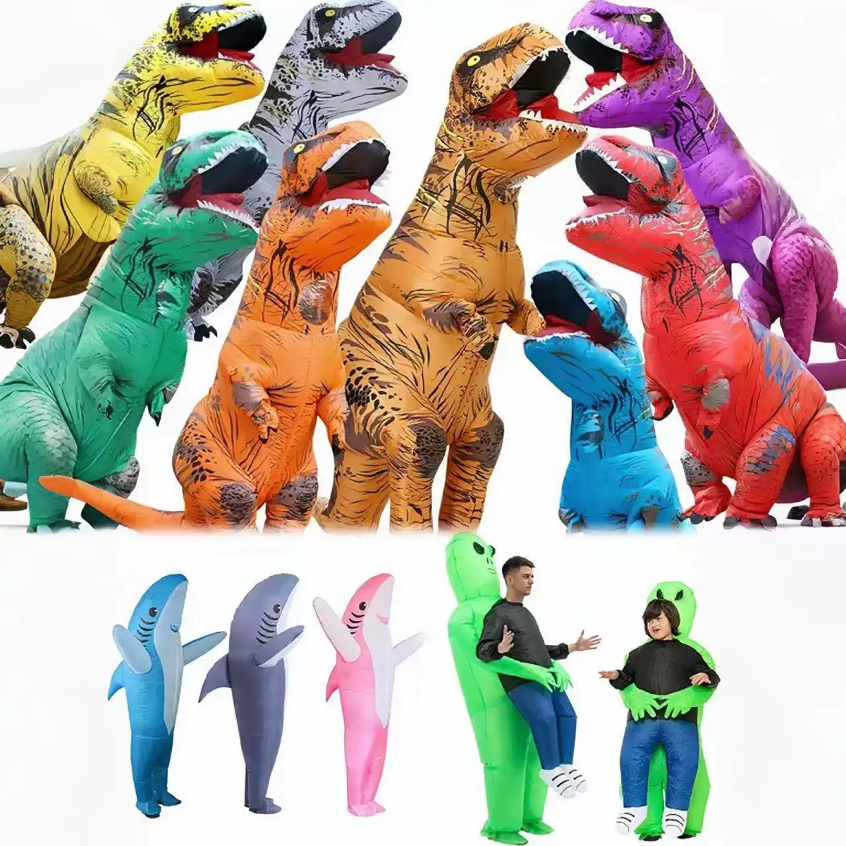 Adult Inflatable T-Rex Costume - đánh giá và giá Inflatable Dinosaur Costume Adult