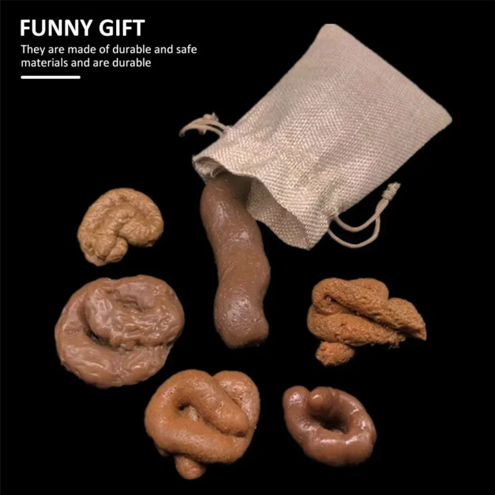 6pcs Realistic Fake Dog Poop P - đánh giá và giá Fake Poop Gag Gift