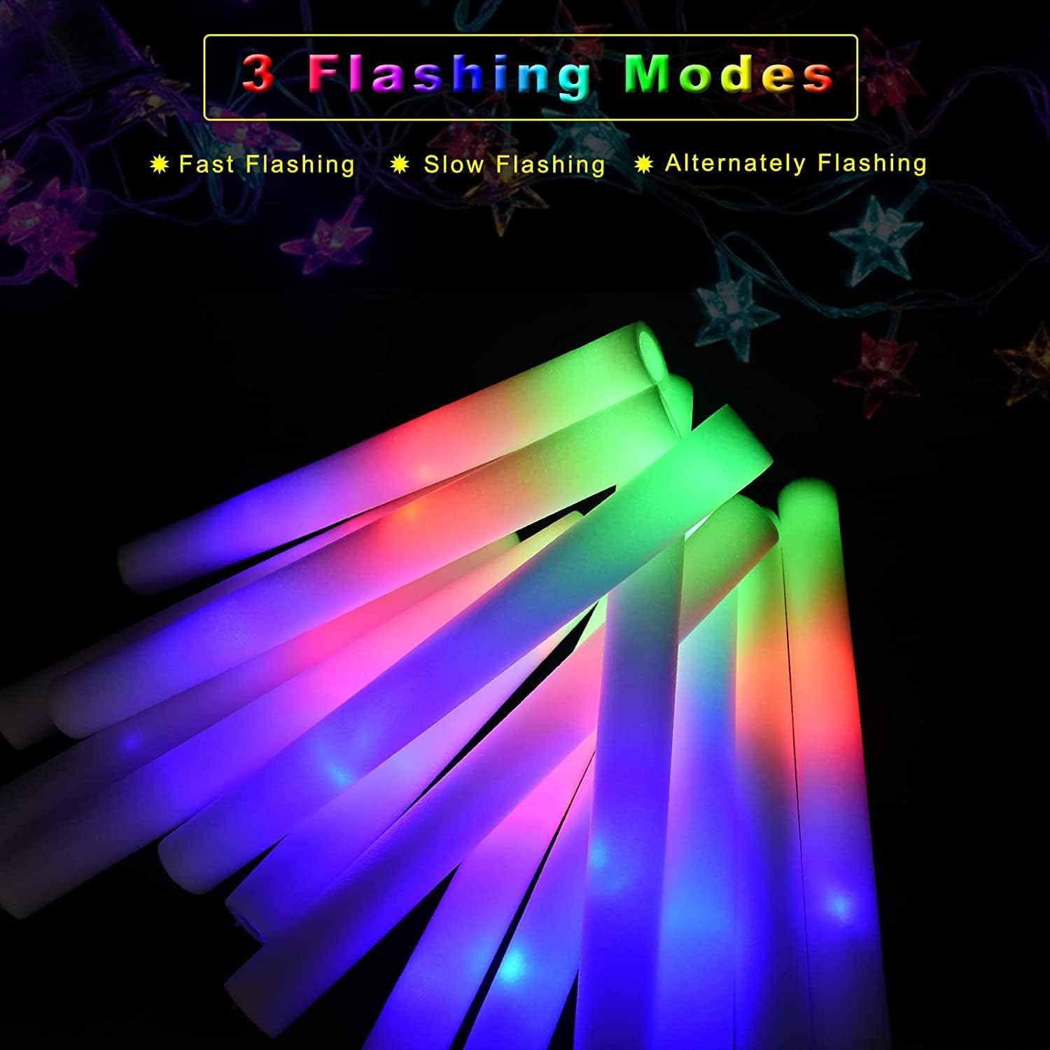 30Pcs Foam Glow Sticks with 3  - đánh giá và giá Flashing Led Foam Sticks Party