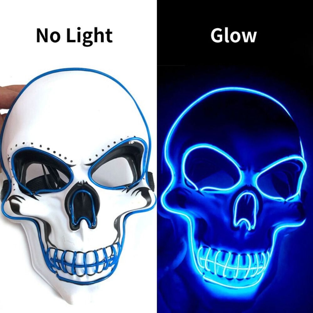 Fashion Horror Halloween Skull - đánh giá và giá Led Purge Mask Halloween