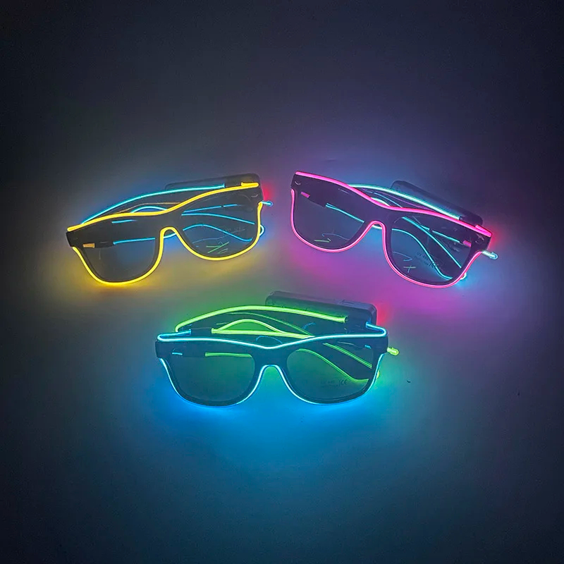 New Cool Wireless Glowing LED  - đánh giá và giá Glow In The Dark Party Glasses
