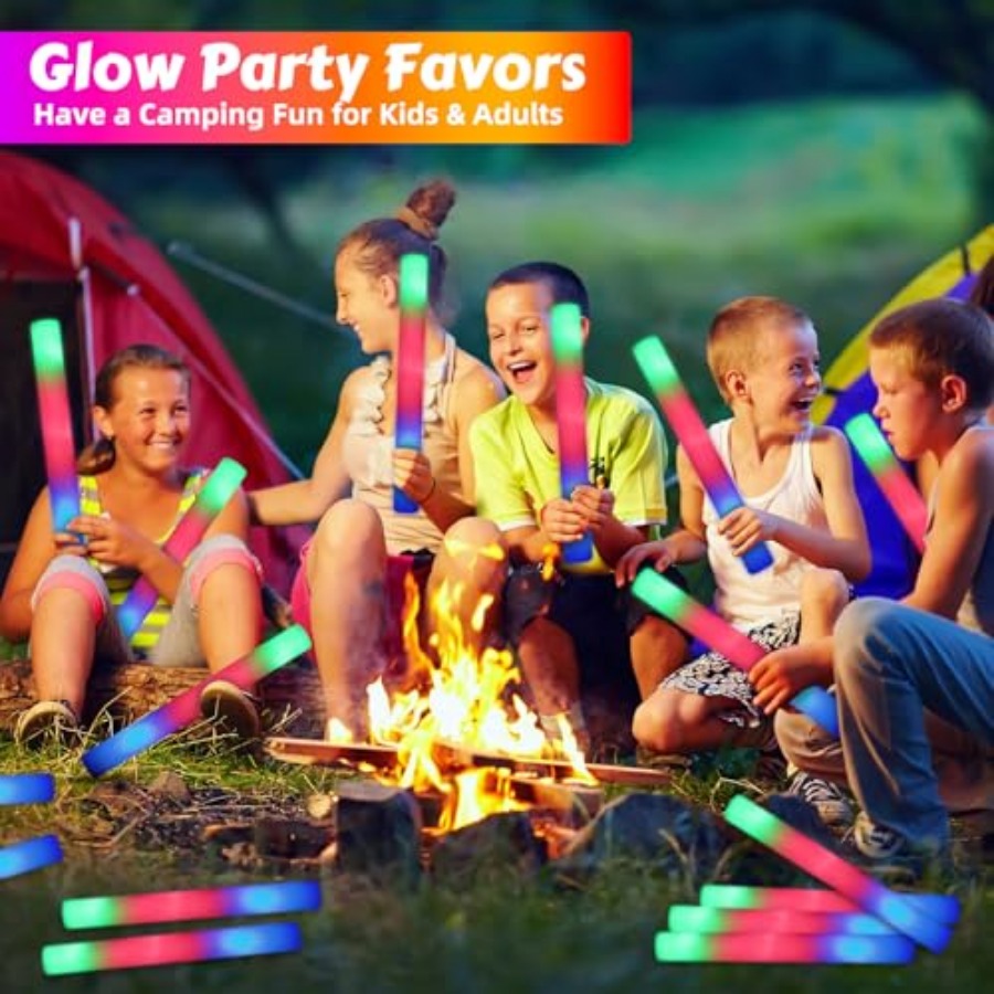 70 PCS LED Foam Glow Sticks Bu - đánh giá và giá Flashing Led Foam Sticks Party