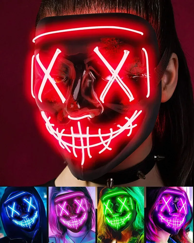 Wireless Bar Music Festival Ne - đánh giá và giá Led Purge Mask Halloween
