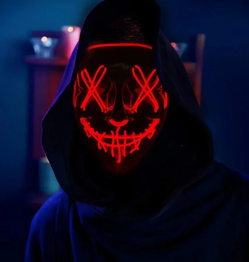 Wireless Bar Music Festival Ne - đánh giá và giá Led Purge Mask Halloween