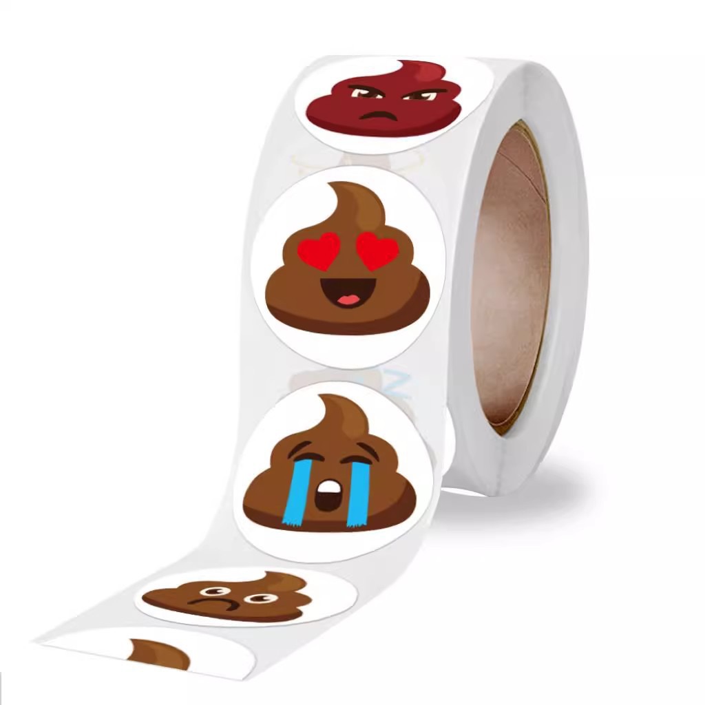 100-500pcs Funny Poop Cartoon  - đánh giá và giá Prank Toys