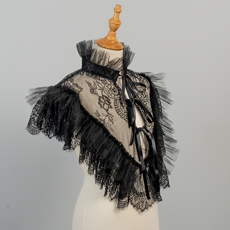 Gothic Style Lace Tulle False  - đánh giá và giá Costumes