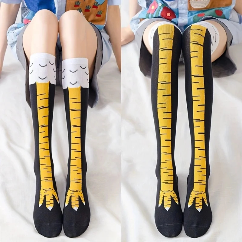 1/2pairs Chicken Paws Feet Lon - đánh giá và giá Funny Chicken Leg Socks