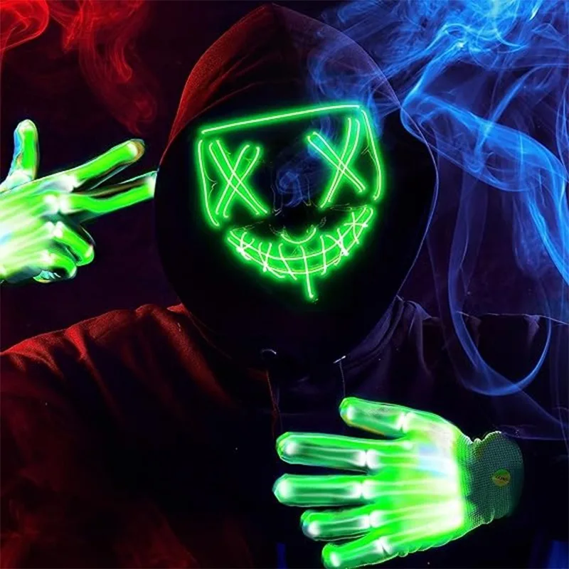Led Mask Halloween Carnival Ch - đánh giá và giá Led Purge Mask Halloween