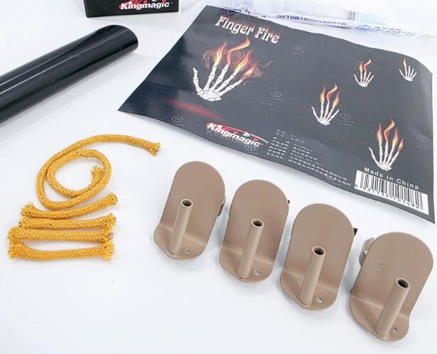 4Pcs/set Finger Fire Magic Tri - đánh giá và giá Thumb Tip Magic Trick Set