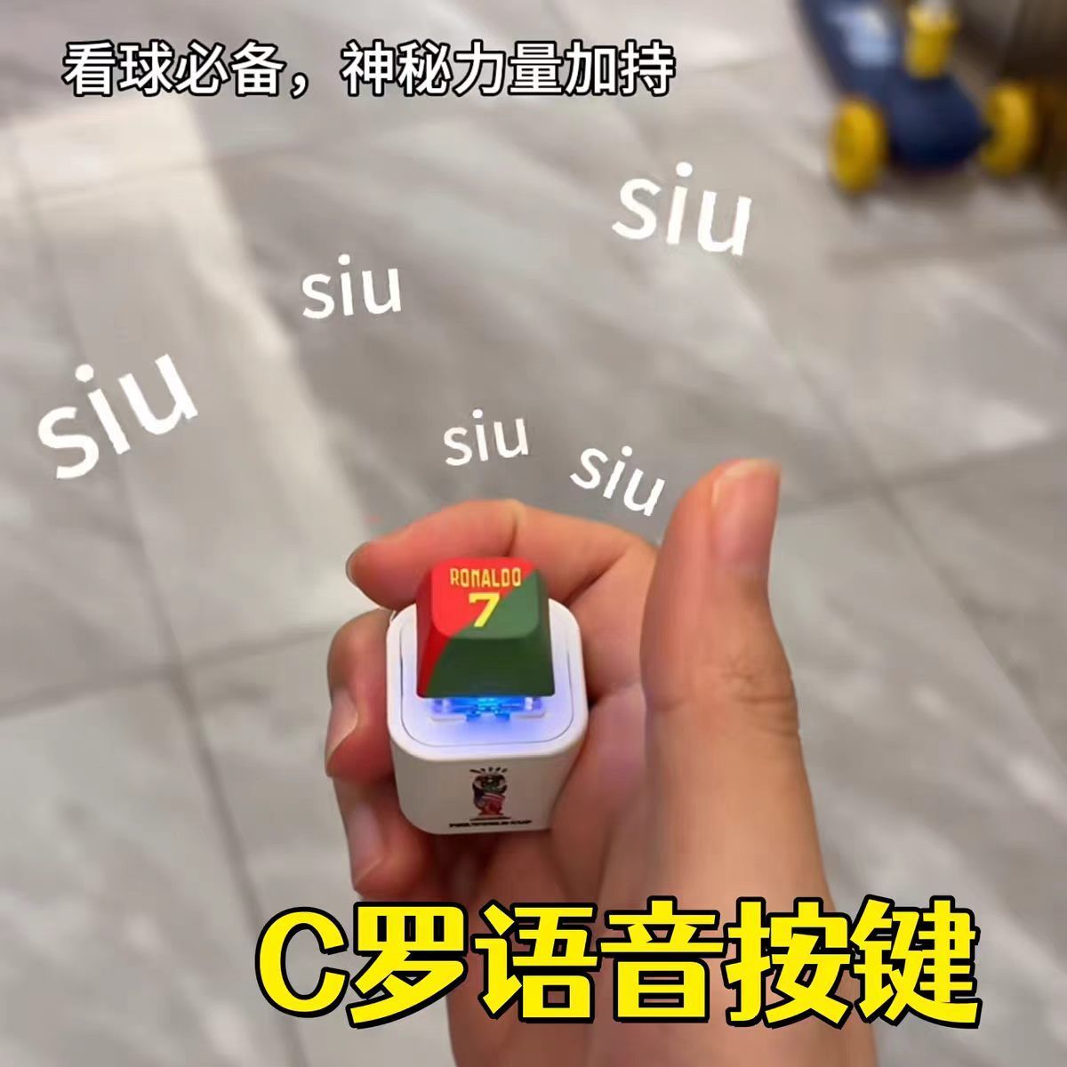 Haaland soccer-themed keychain - đánh giá và giá Prank Toys