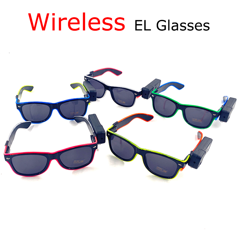 Wireless Cool LED Sunglasses f - đánh giá và giá Glow In The Dark Party Glasses