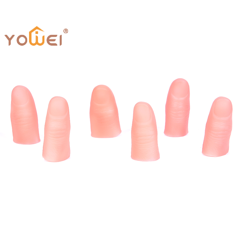 Latest3Pcs/set Fake Soft Thumb - đánh giá và giá Thumb Tip Magic Trick Set