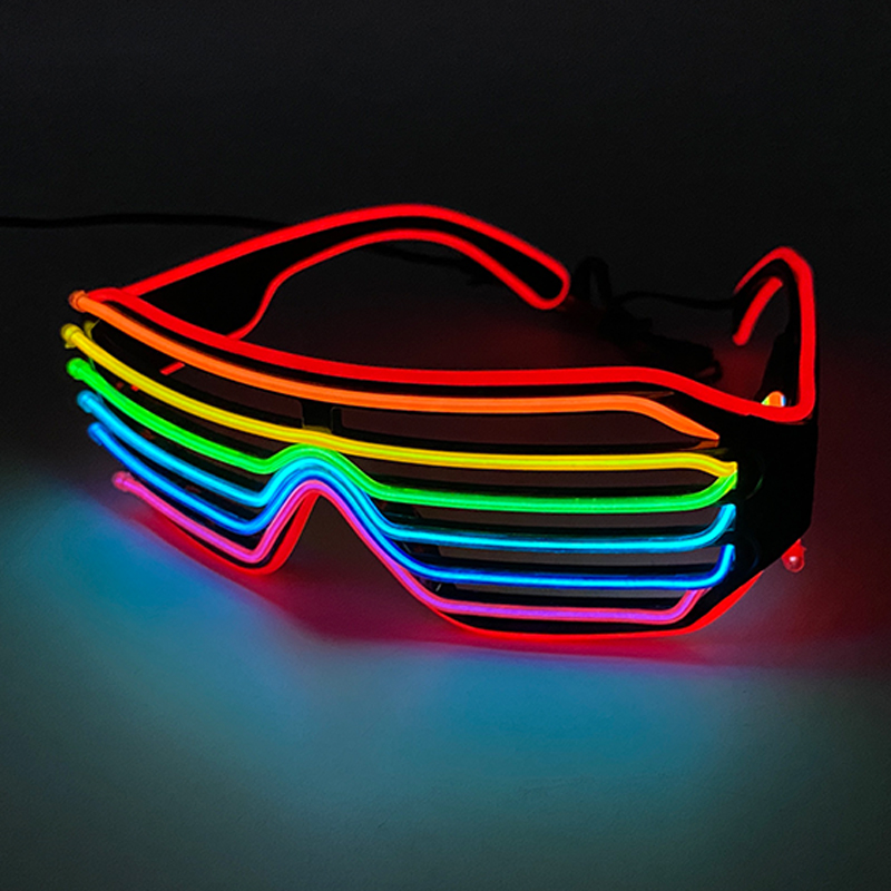 Fluorescent Colorful Glowing G - đánh giá và giá Glow In The Dark Party Glasses