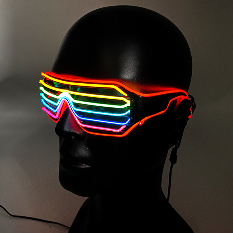 Fluorescent Colorful Glowing G - đánh giá và giá Glow In The Dark Party Glasses